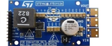 STMicroelectronics ST STEVAL-L3751V12 DC-DC Converter for DC-DC Buck Converter for L3751 [STEVAL-L3751V12]; 261-5085