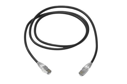 HellermannTyton Connectivity, 10m Cat6a, Black RJ45 to RJ45, S/FTP, Terminated [RJ45C6ABK-10.0M]; 261-5356