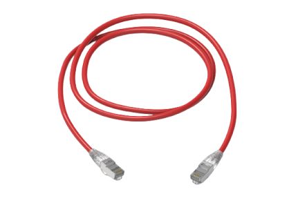 HellermannTyton Connectivity, 1m Cat6a, Red RJ45 to RJ45, S/FTP, Terminated [RJ45C6ARD-1.0M]; 261-5374