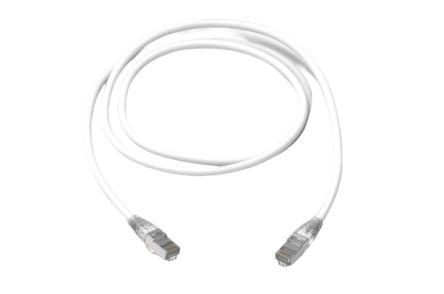 HellermannTyton Connectivity, 10m Cat6a, White RJ45 to RJ45, S/FTP, Terminated [RJ45C6AWH-10.0M]; 261-5381