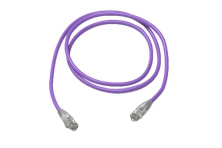 HellermannTyton Connectivity, 80m Cat6, Purple RJ45 to RJ45, F/FTP, Terminated [RJ45NGB-80.0M-S-LS/VI-CCA]; 261-5437