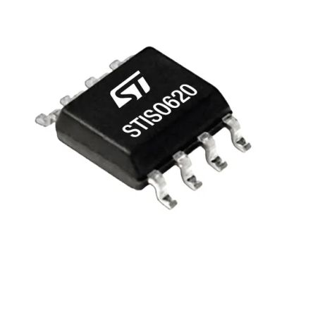 STISO620TR STMicroelectronics, 3-Channel Digital Isolator 1Mbit/s, 8-Pin LQFP [STISO620TR]; 261-5529