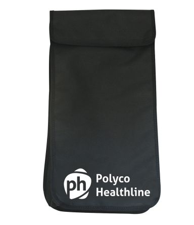 Polyco Healthline Black Polycotton Electrical Safety Gloves Storage Bag, Cotton, Nylon Coating [REBAG]; 261-8058