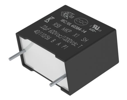 KEMET R58 Film Capacitor, 600V ac, 10%, 560nF [R586W356050T0K]; 262-2159
