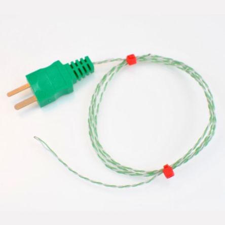 RS PRO Type K Exposed Junction Thermocouple 3m Length, 1/0.3mm Diameter, -75°C → +260°C [0]; 262-3202