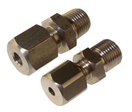 RS PRO 1/8 BSPT Compression Fitting for Use with Thermocouple or PRT Probe, 3mm Probe [0]; 262-3227