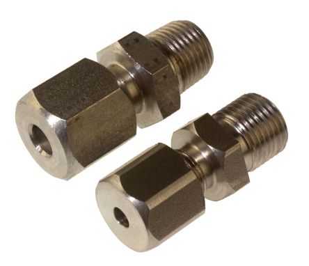 RS PRO 1/8 NPT Compression Fitting for Use with Thermocouple or PRT Probe, 3mm Probe [0]; 262-3235