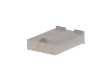 Molex Plug Crimp Connector Housing, 4.2mm Pitch, 4 Way, 1 Row [39014047]; 262-3547