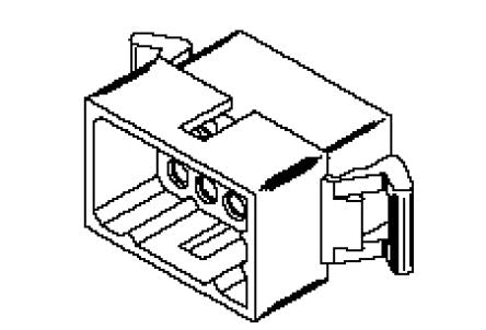Molex Plug Crimp Connector Housing, 3.68mm Pitch, 15 Way, 3 Row [39033155]; 262-3550