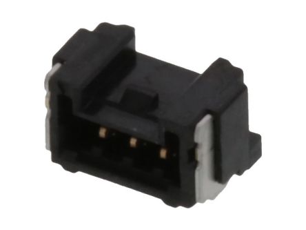 Molex 505567 Series Right Angle Surface PCB Header, 3 Contact(s), 1.25 mm Pitch, 1 Row(s), Shrouded [5055670381]; 262-3614