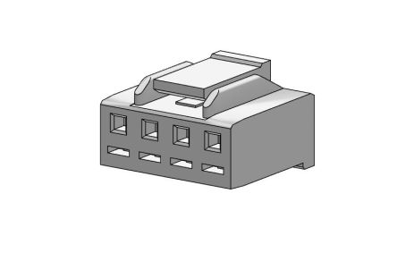 Molex Receptacle Crimp Connector Housing, 3.5mm Pitch, 4 Way, 1 Row [510670400]; 262-3618