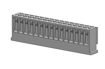 Molex Receptacle Crimp Connector Housing, 2.5mm Pitch, 15 Way, 1 Row [511911500]; 262-3625
