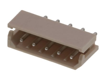 Molex 5267 Series Vertical Through Hole PCB Header, 7 Contact(s), 2.5 mm Pitch, 1 Row(s), Shrouded [99990991]; 262-3643