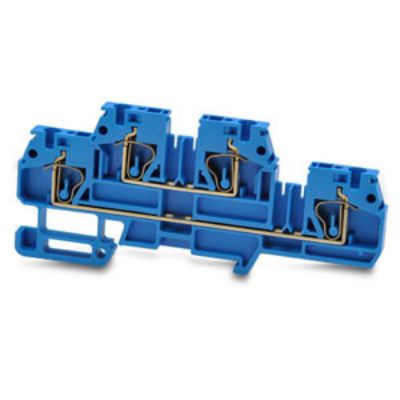 RS PRO Blue, 2.5mm², 2-Level, Cage Clamp Termination [0]; 262-4165