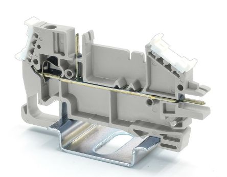 RS PRO Grey, 2.5mm², 1-Level, Spring Termination [0]; 262-4174