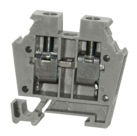 RS PRO Grey, 4mm², 1-Level, Cage Clamp Termination [0]; 262-4212