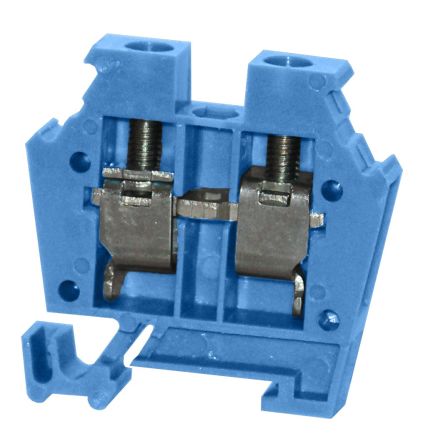 RS PRO Blue, 4mm², 1-Level, Cage Clamp Termination [0]; 262-4213