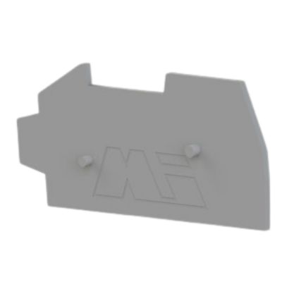 RS PRO End Plate for Use with RS PRO XM1/2VH Terminal Blocks [0]; 262-4243