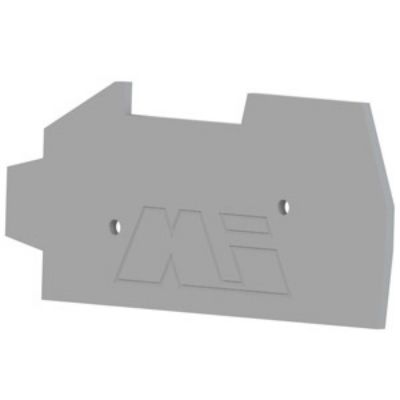 RS PRO End Section for Use with RS PRO XM1/2VH Terminal Block [0]; 262-4244