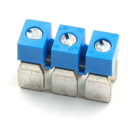 RS PRO Insulated Screw Jumper for Use with RS PRO Full 4 Terminal Blocks, 50A [0]; 262-4275