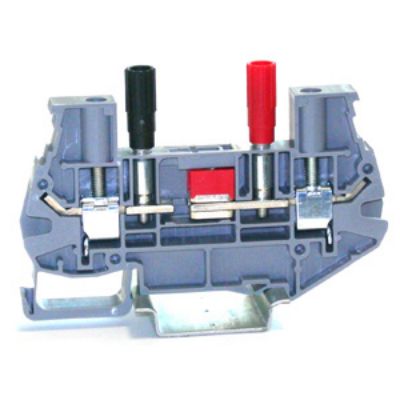 RS PRO Grey, 6mm², 1-Level, Cage Clamp Termination [0]; 262-4295