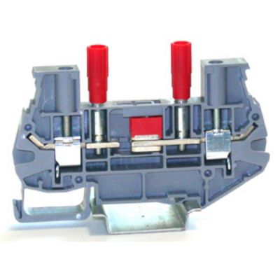 RS PRO Grey, 6mm², 1-Level, Cage Clamp Termination [0]; 262-4297