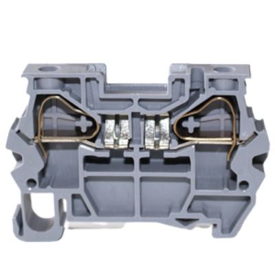 RS PRO Grey, 6mm², 1-Level, Spring Termination [0]; 262-4321