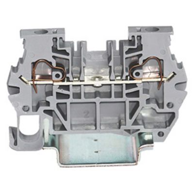 RS PRO Grey, 4mm², 1-Level, Spring Termination [0]; 262-4331