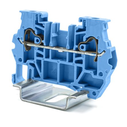 RS PRO Blue, 4mm², 1-Level, Spring Termination [0]; 262-4332