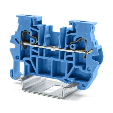 RS PRO Blue, 4mm², 1-Level, Spring Termination [0]; 262-4339