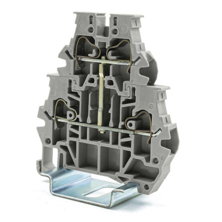 RS PRO Blue, 4mm², 1-Level, Spring Termination [0]; 262-4343