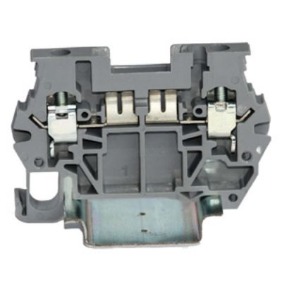 RS PRO Grey, 4mm², 1-Level, Clamp Termination [0]; 262-4359