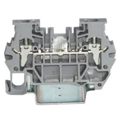 RS PRO Grey, 4mm², 1-Level, Clamp Termination [0]; 262-4370