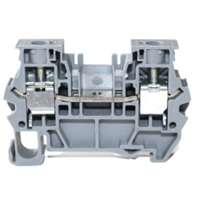 RS PRO Grey, 6mm², 1-Level, Clamp Termination [0]; 262-4385