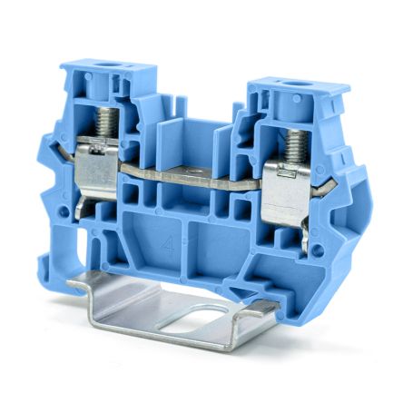 RS PRO Blue, 6mm², 1-Level, Clamp Termination [0]; 262-4386