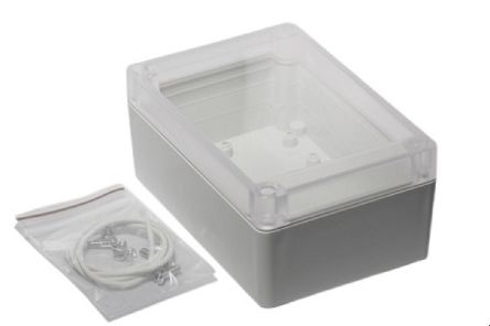 Hammond ABS General Purpose Enclosure, 75 x 125 x 165mm [RP1245C]; 262-4423