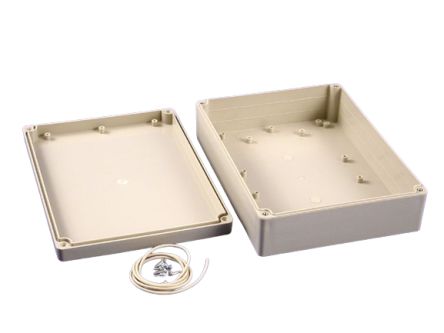 Hammond RP Series Grey ABS General Purpose Enclosure, IP65, 60 x 165 x 220mm [RP1455]; 262-4425
