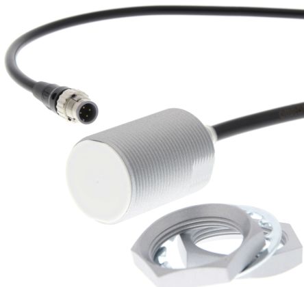 Omron Inductive Threaded Barrel Proximity Sensor, M30, 20 mm Detection, 2-Wire NO, 10 → 30 V dc [E2EQ-X20D130-M1TGJ 0.3M]; 262-8719