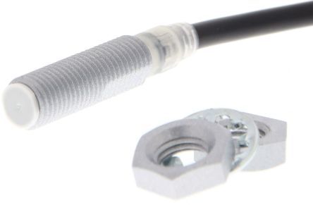 Omron Inductive Threaded Barrel Proximity Sensor, M8, 3 mm Detection, 2-Wire NC, 10 → 30 V dc [E2EQ-X3D28 2M]; 262-8721
