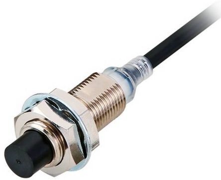 Omron Inductive Threaded Barrel Proximity Sensor, M12, 10 mm Detection, 2-Wire NO, 10 → 30 V dc [E2E-X10MD112 2M]; 262-8725