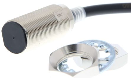 Omron Inductive Threaded Barrel Proximity Sensor, M18, 11 mm Detection, 2-Wire NO, 10 → 30 V dc [E2E-X11D118-T 5M]; 262-8730