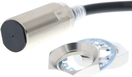 Omron Inductive Threaded Barrel Proximity Sensor, M18, 11 mm Detection, 2-Wire NC, 10 → 30 V dc [E2E-X11D218 5M]; 262-8732