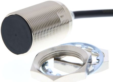 Omron Inductive Threaded Barrel Proximity Sensor, M30, 20 mm Detection, 2-Wire NO, 10 → 30 V dc [E2E-X20D130-R 2M]; 262-8736