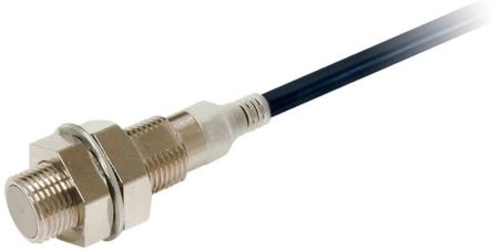 Omron Inductive Threaded Barrel Proximity Sensor, M12, 2.5 mm Detection, 2-Wire NO, 10 → 30 V dc [E2E-X2R5D1-T-N 2M]; 262-8743