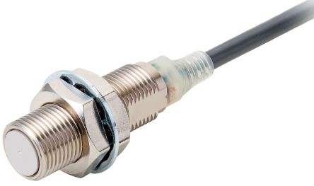 Omron Inductive Threaded Barrel Proximity Sensor, M12, 3 mm Detection, PNP NO/NC, 10 → 30 V dc [E2E-X3B4-IL2 2M]; 262-8749