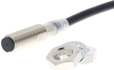 Omron Inductive Threaded Barrel Proximity Sensor, M8, 3 mm Detection, 2-Wire NC, 10 → 30 V dc [E2E-X3D28-TR 5M]; 262-8754