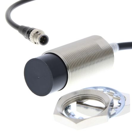 Omron Inductive Threaded Barrel Proximity Sensor, M30, 40 mm Detection, 2-Wire NO, 10 → 30 V dc [E2E-X40MD1L30-M1TGJ-T 0.3M]; 262-8756