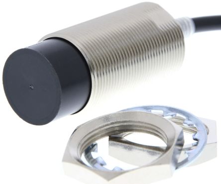 Omron Inductive Threaded Barrel Proximity Sensor, M30, 40 mm Detection, 2-Wire NO, 10 → 30 V dc [E2E-X40MD1L30-R 2M]; 262-8757