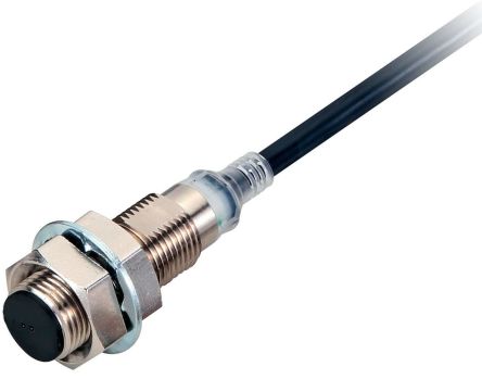 Omron Inductive Threaded Barrel Proximity Sensor, M12, 7 mm Detection, 2-Wire NO, 10 → 30 V dc [E2E-X7D112 2M]; 262-8764