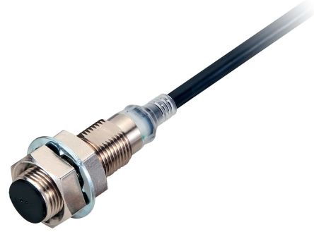 Omron Inductive Threaded Barrel Proximity Sensor, M12, 7 mm Detection, 2-Wire NC, 10 → 30 V dc [E2E-X7D212 2M]; 262-8766